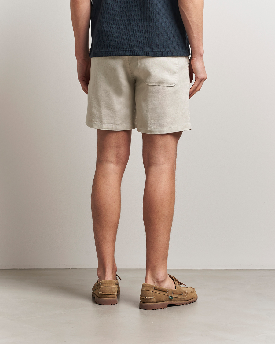 Herren | Shorts | Samsøe Samsøe | Jabari Linen Drawstring Shorts Moonstruck