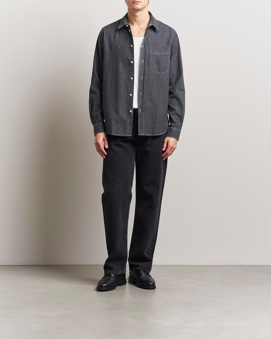Herren | Hemden | Samsøe Samsøe | Ryan Chambray Shirt Grey