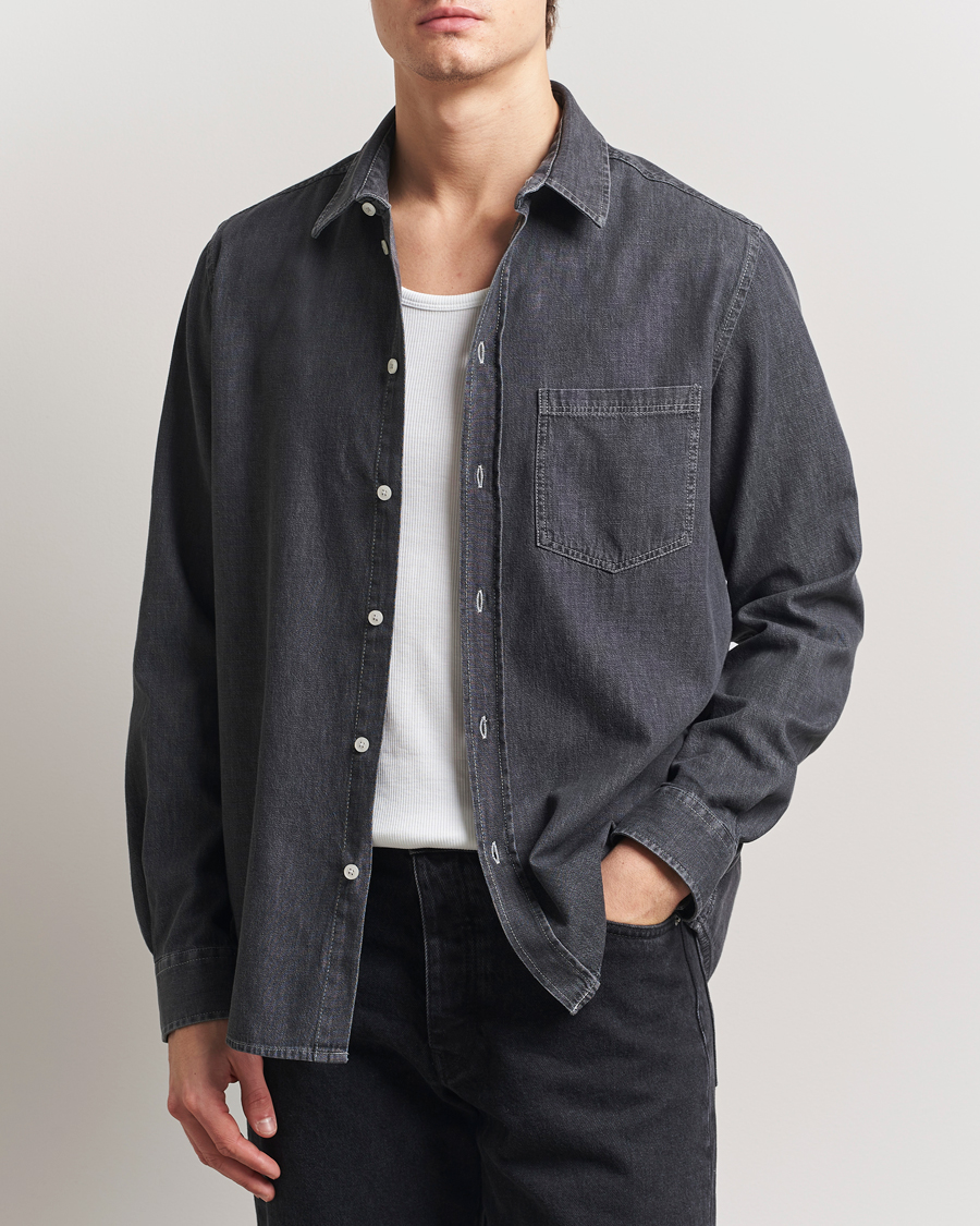 Herren | Hemden | Samsøe Samsøe | Ryan Chambray Shirt Grey