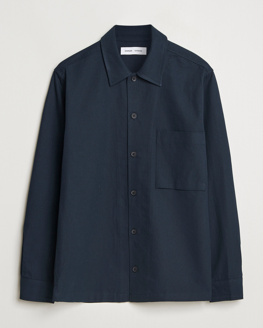 Herren | Hemden | Samsøe Samsøe | Damon Go Overshirt Salute Navy
