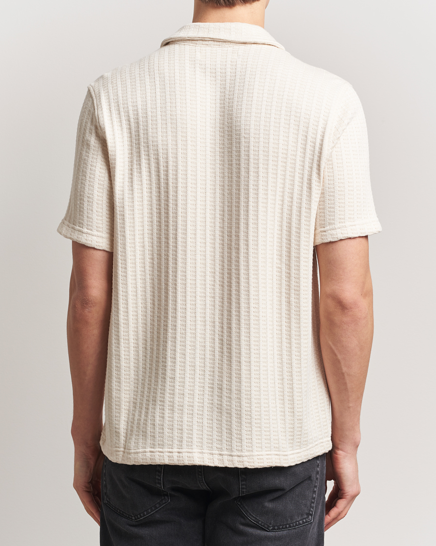 Herren | Hemden | Samsøe Samsøe | Kvistbro Structured Short Sleeve Shirt Clear Cream