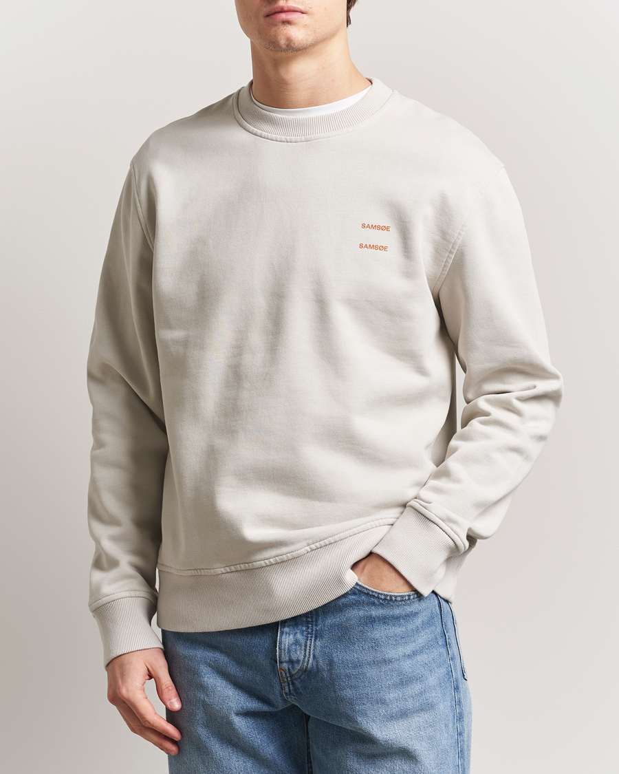 Herren | Pullover | Samsøe Samsøe | Joel Organic Cotton Sweatshirt Moonstruck