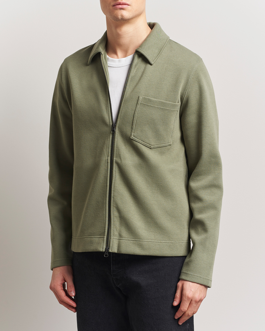 Herren | Pullover | Samsøe Samsøe | Hannes Full Zip Sweater Four Leaf Clover