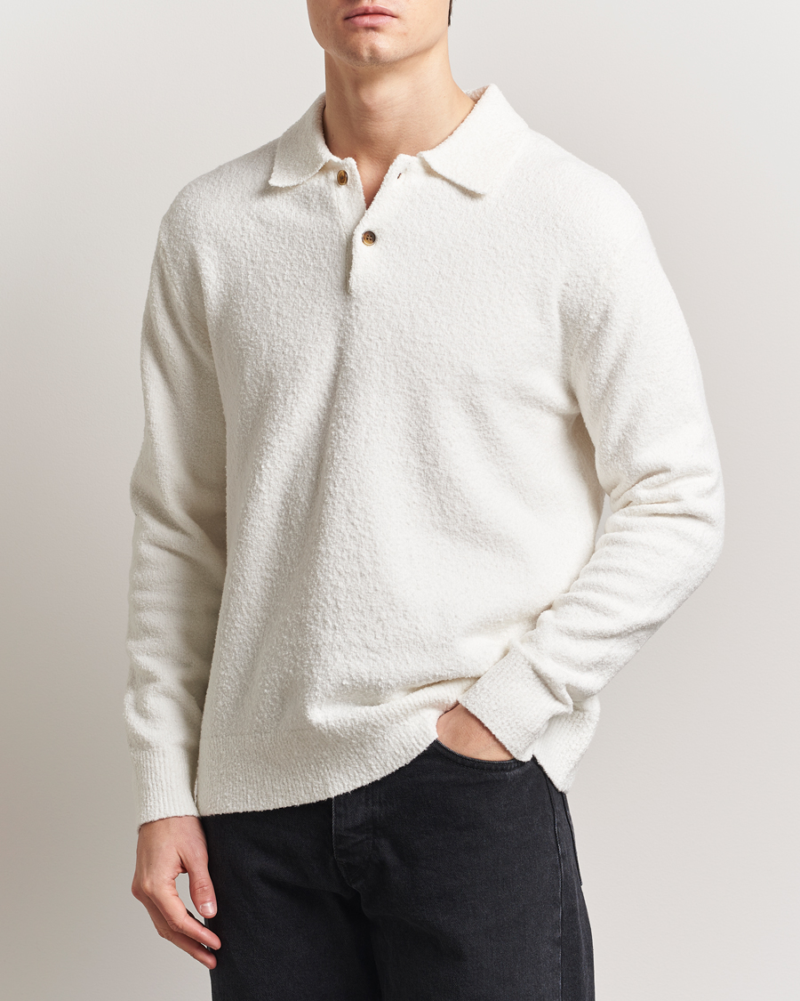 Herren | Pullover | Samsøe Samsøe | Nino Knitted Polo Clear Cream