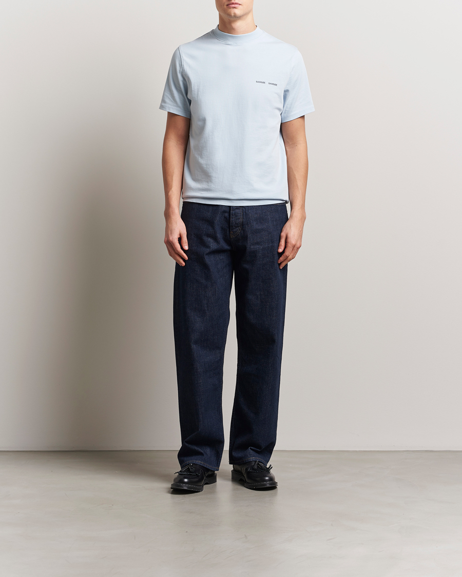 Herren | T-Shirts | Samsøe Samsøe | Norsbro Organic Cotton T-Shirt Skyway