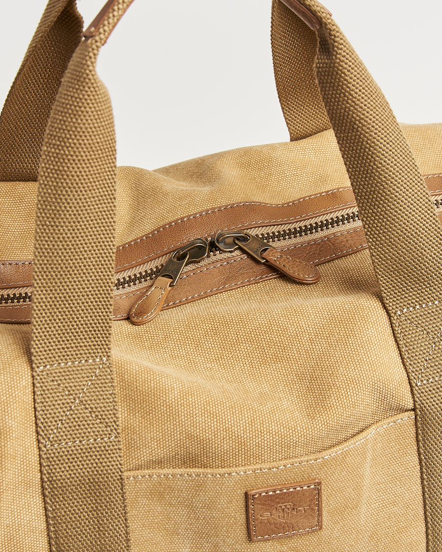 Herren | Taschen | GANT | Washed Canvas Dufflebag Oak Beige