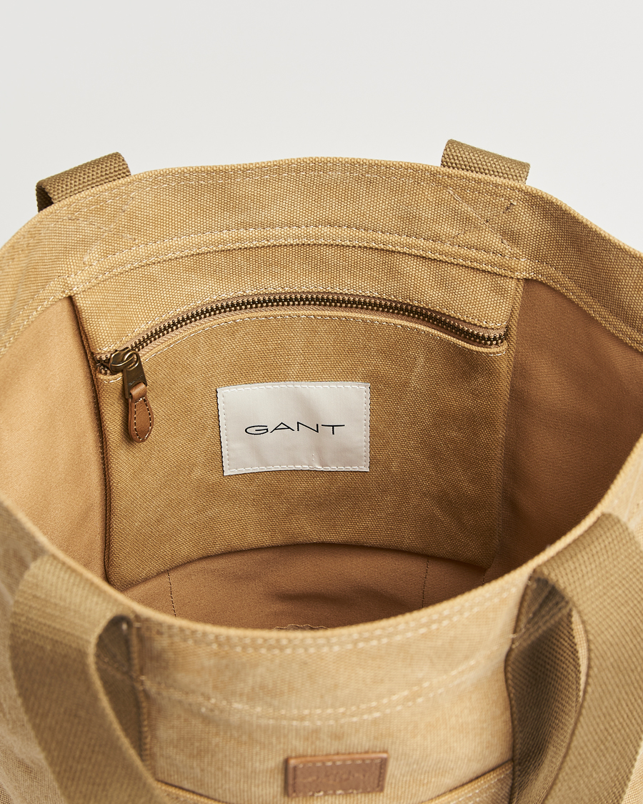 Herren | Taschen | GANT | Washed Canvas Totebag Oak Beige