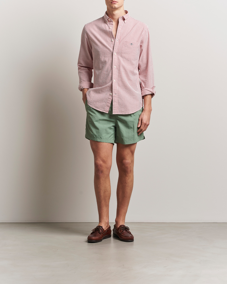 Herren | Badehosen | GANT | Basic Swimshorts Kalamata Green