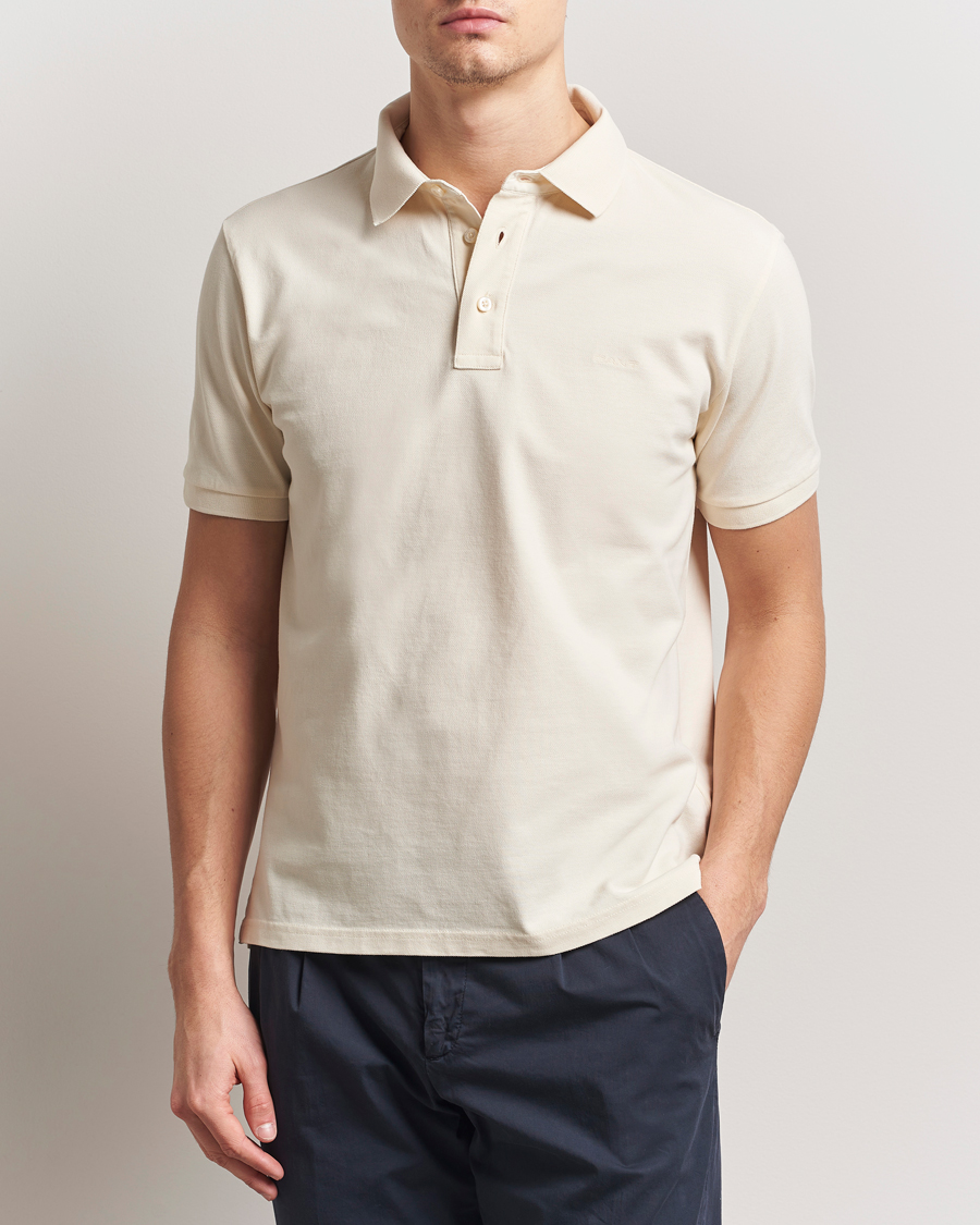Herren | Poloshirts | GANT | Sunfaded Polo Ivory White