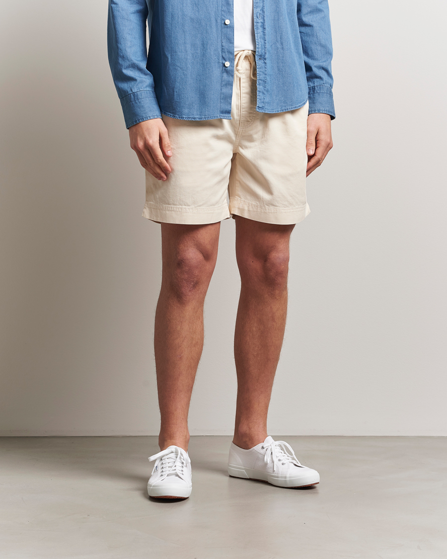 Herren | Shorts | GANT | Regular Sunfaded Drawstring Shorts Cream