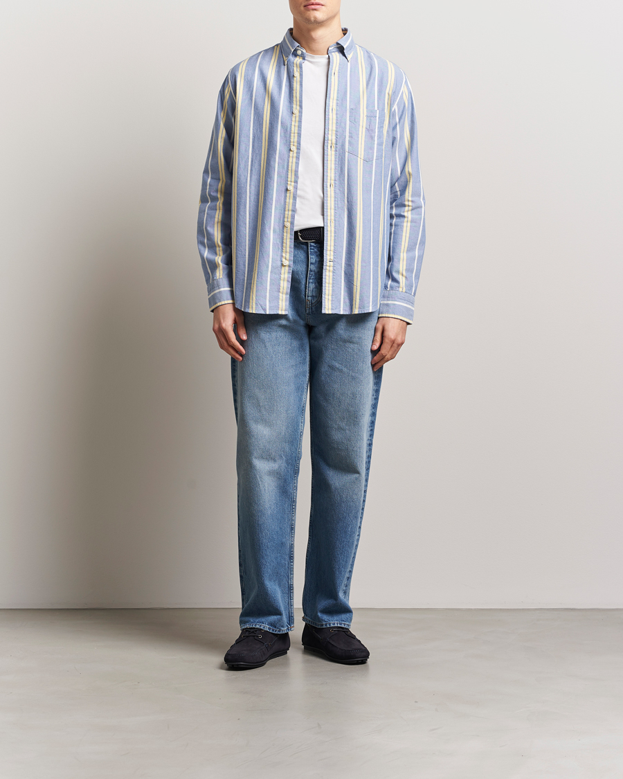 Herren | Hemden | GANT | Regular Fit Archive Oxford Striped Shirt Rich Blue
