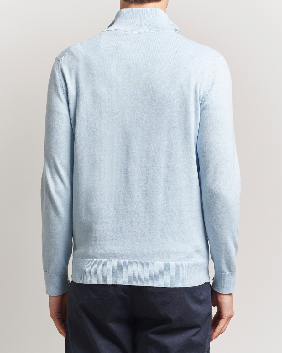 Herren | Pullover | GANT | Classic Cotton Half Zip Fresh Blue