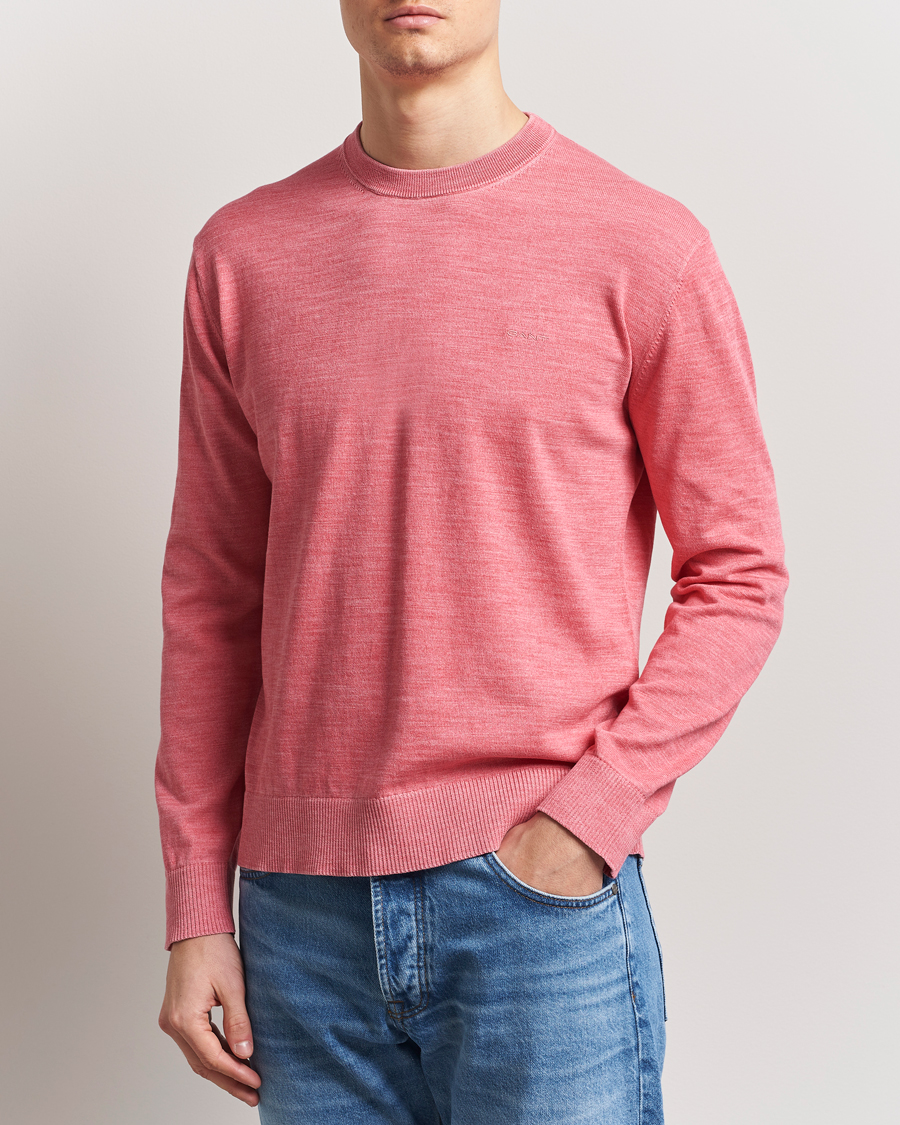 Herren | Pullover | GANT | Sunfaded Crew Neck Sweater Watermelon Red
