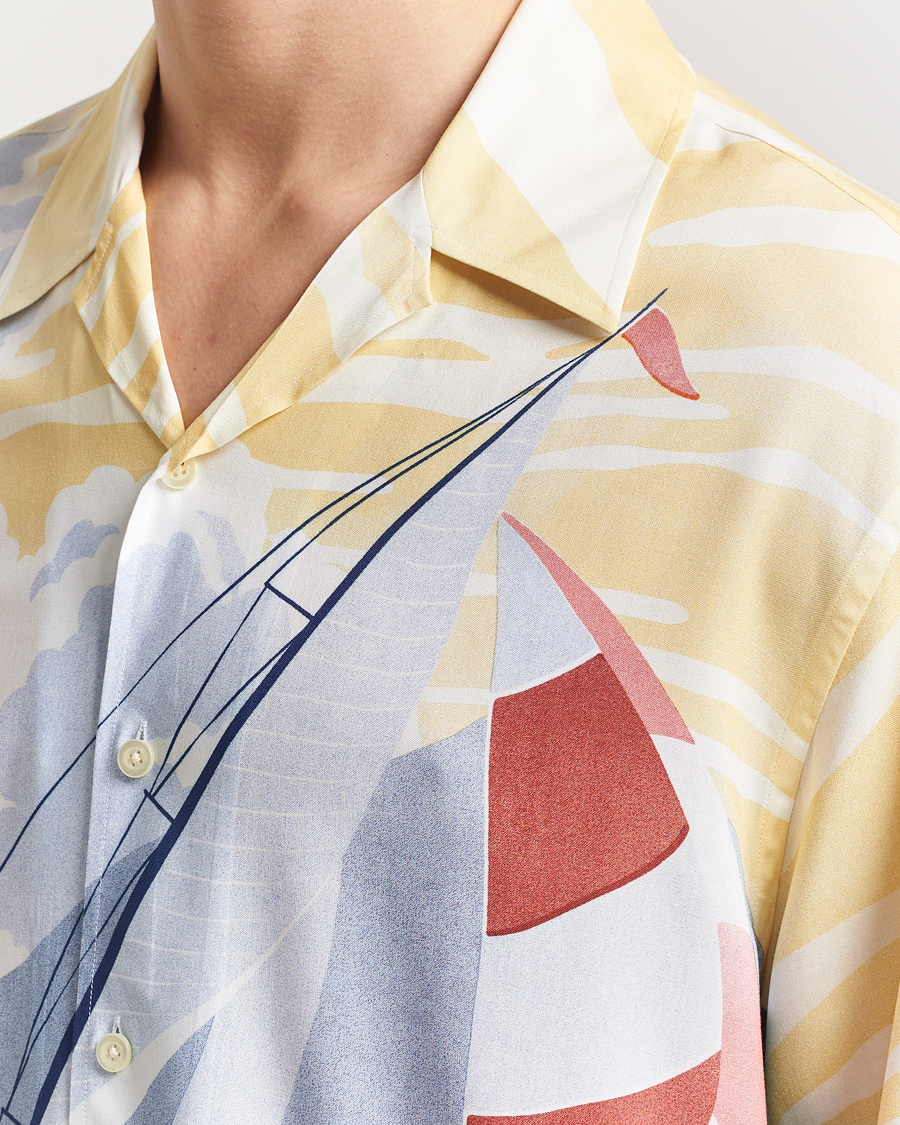 Herren | Hemden | GANT | Relaxed Fit Scenery Sailing Short Sleeve Shirt Multi