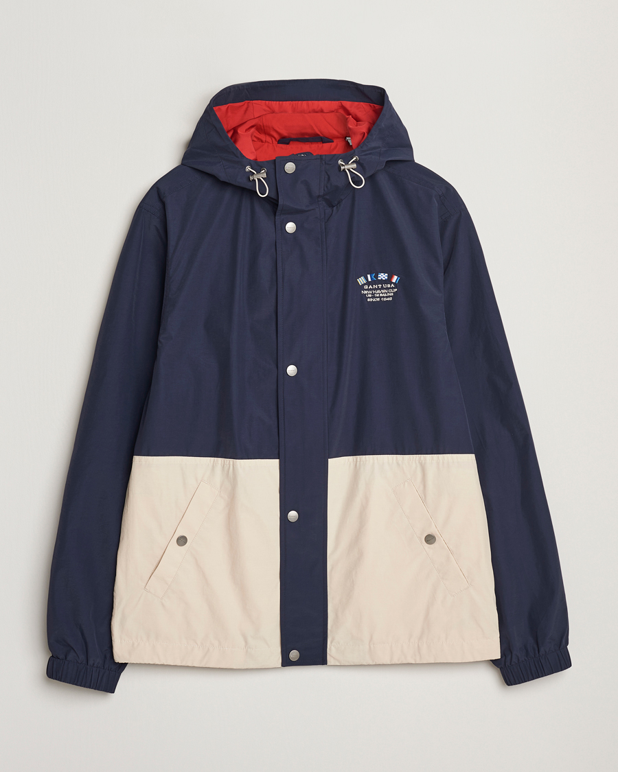Herren | Jacken | GANT | Blocked Windshielder Jacket Classic Blue