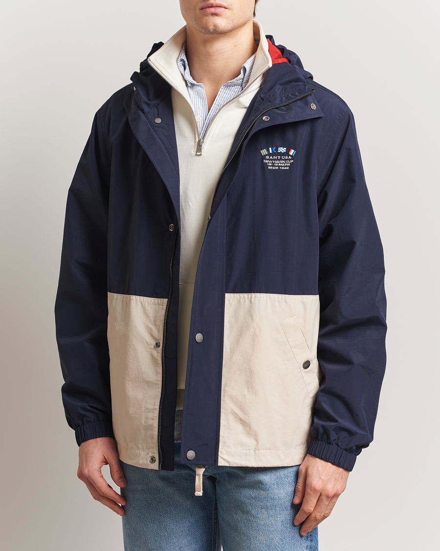 Herren | Jacken | GANT | Blocked Windshielder Jacket Classic Blue