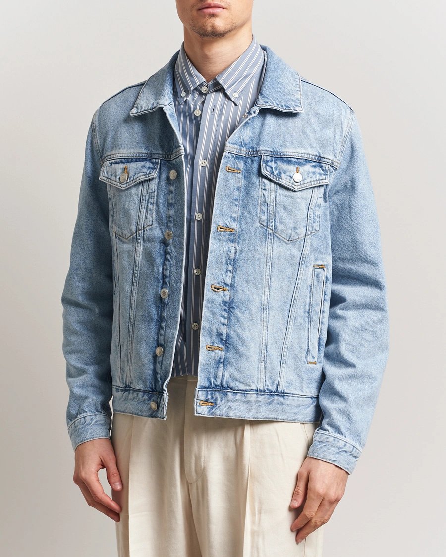 Herren | Jacken | GANT | Denim Jacket Light Blue Vintage