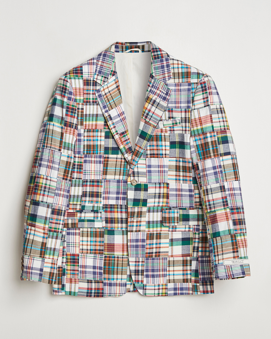 Herren | Sakkos | GANT | Regular Fit Patchwork Blazer Multi