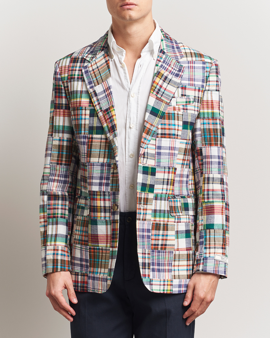 Herren | Sakkos | GANT | Regular Fit Patchwork Blazer Multi