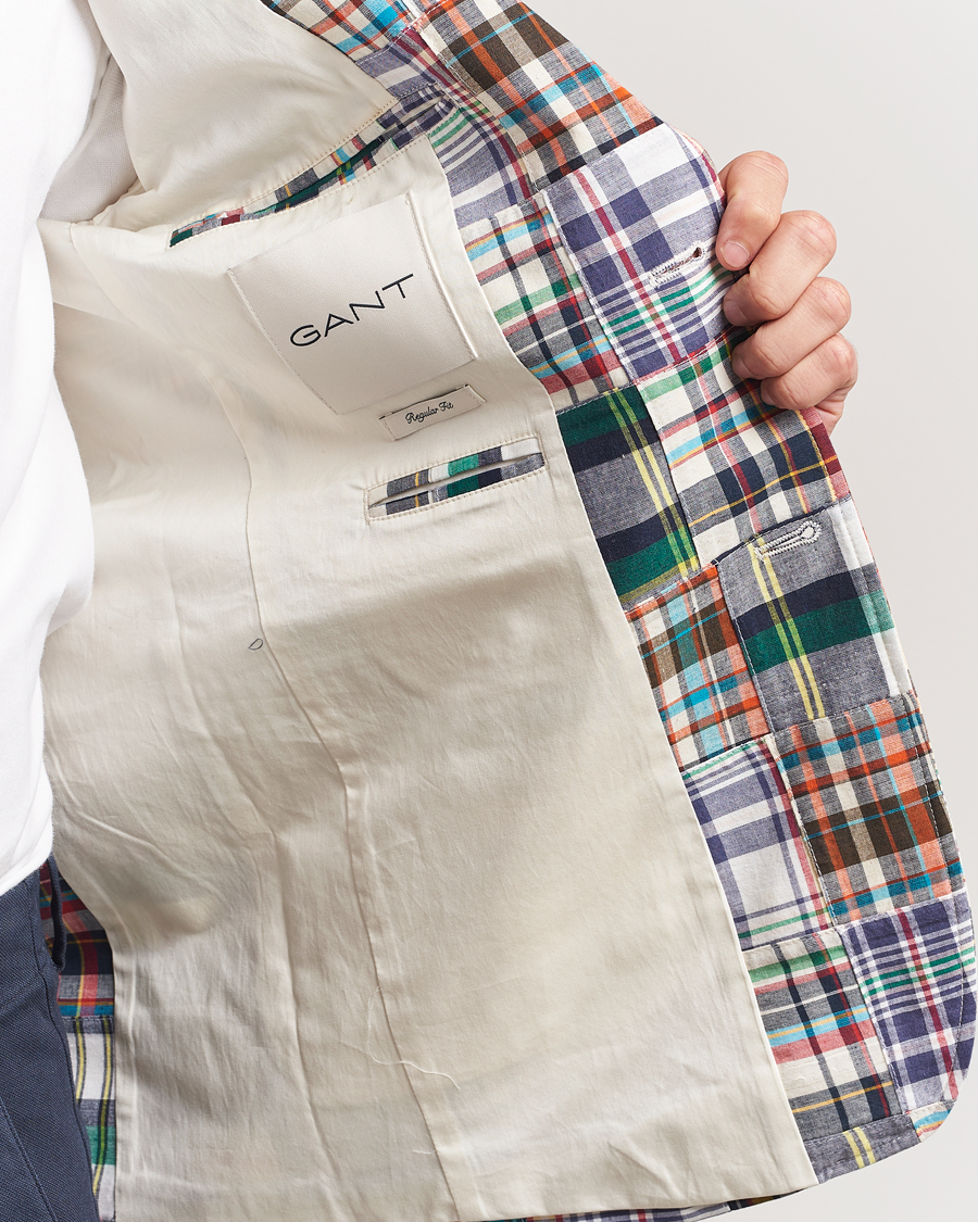 Herren | Sakkos | GANT | Regular Fit Patchwork Blazer Multi