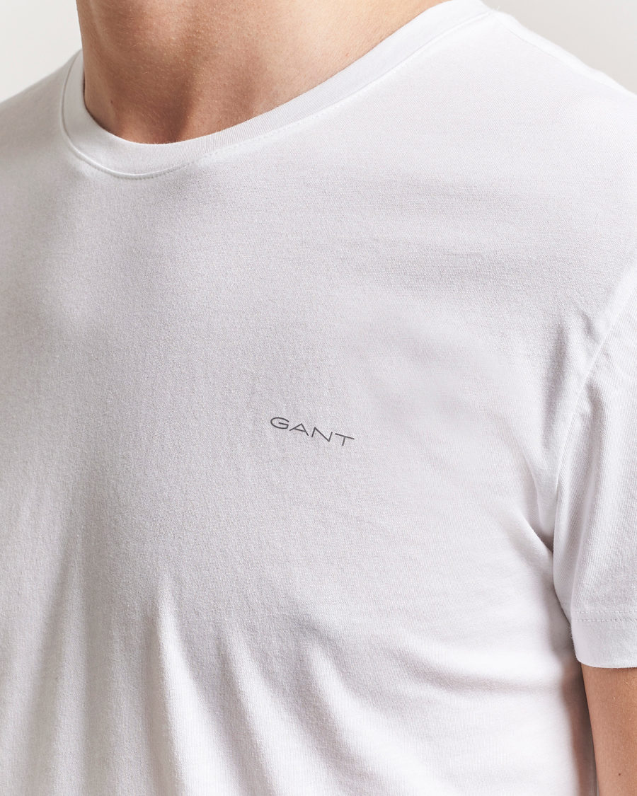 Herren | T-Shirts | GANT | 2-Pack Crew Neck T-Shirt White