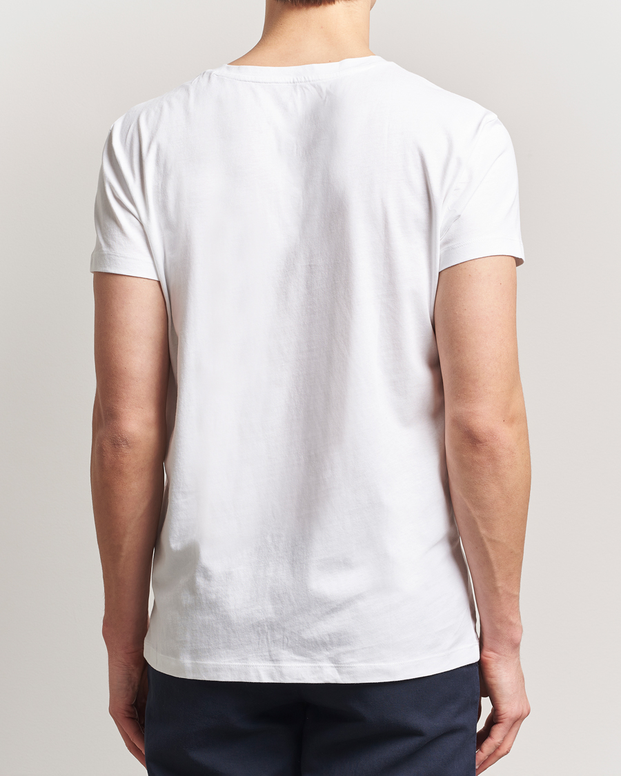 Herren | T-Shirts | GANT | 2-Pack V-Neck T-shirt Navy/White