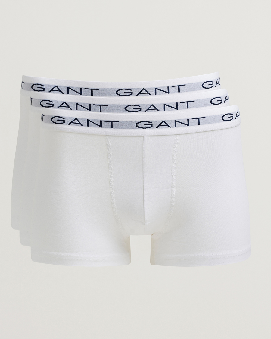 Herren | Unterwäsche | Gant | 3-Pack Trunks White