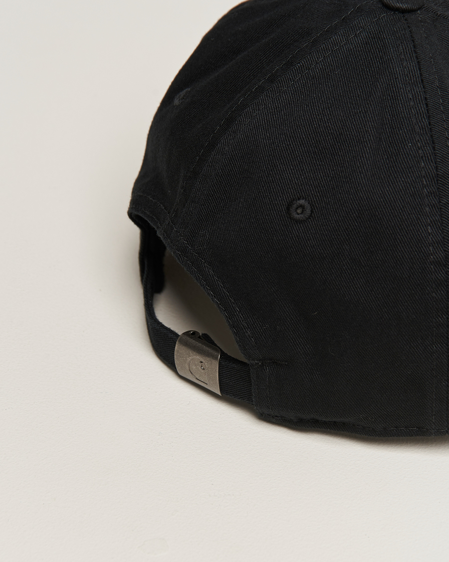 Herren | Carhartt WIP Madison Cotton Twill Logo Cap Black/White | Carhartt WIP | Madison Cotton Twill Logo Cap Black/White