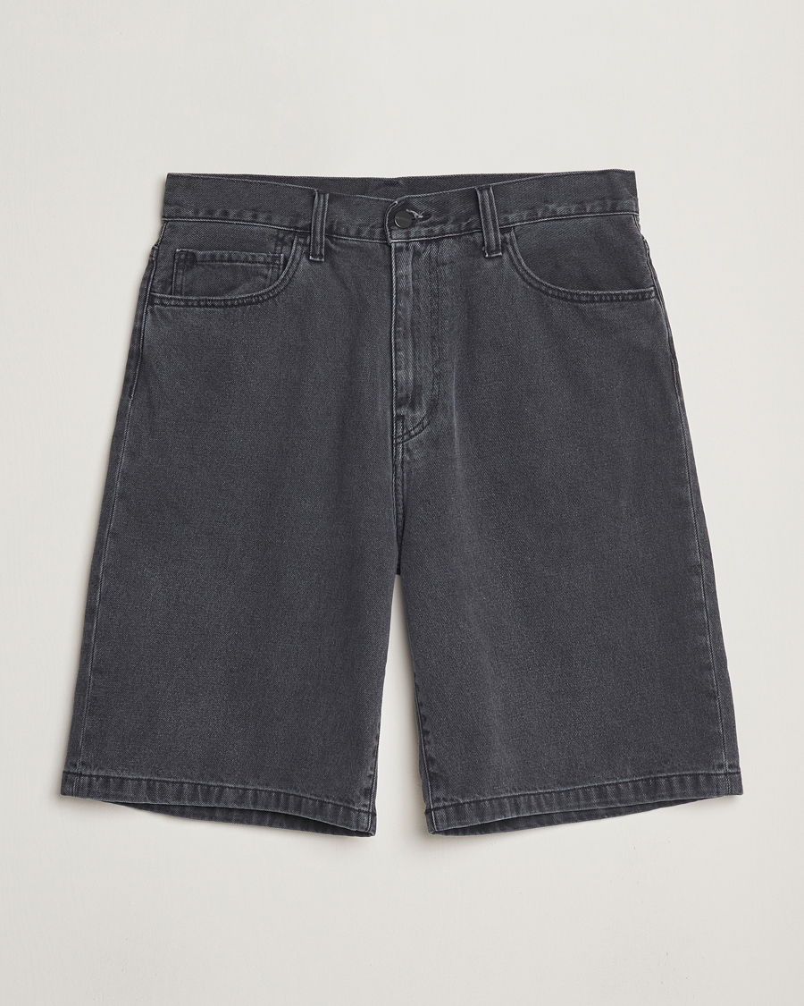 Herren | Shorts | Carhartt WIP | Landon Shorts Robertson Denim Black Heavy Stone