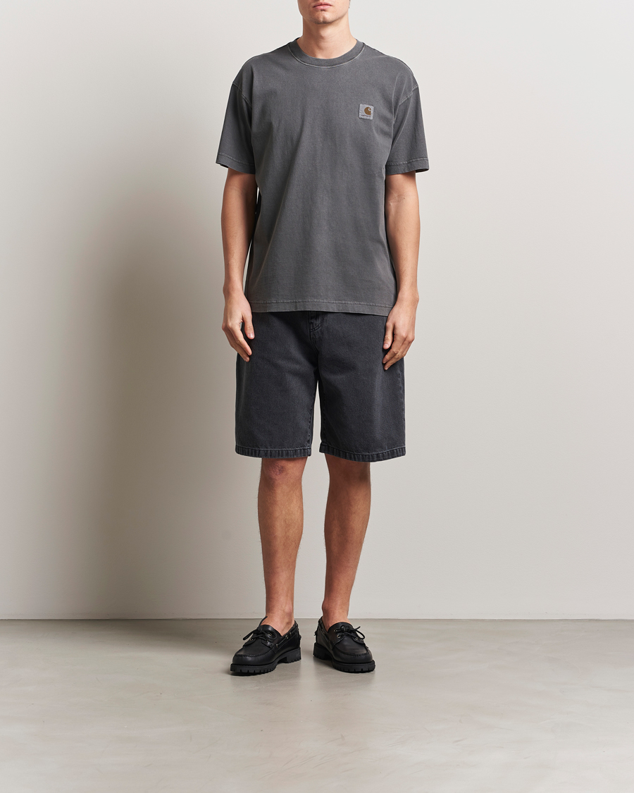 Herren | Shorts | Carhartt WIP | Landon Shorts Robertson Denim Black Heavy Stone