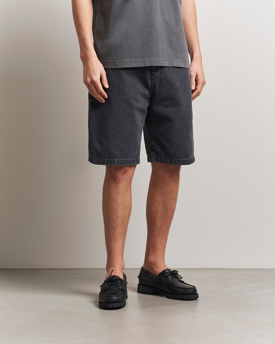 Herren | Shorts | Carhartt WIP | Landon Shorts Robertson Denim Black Heavy Stone