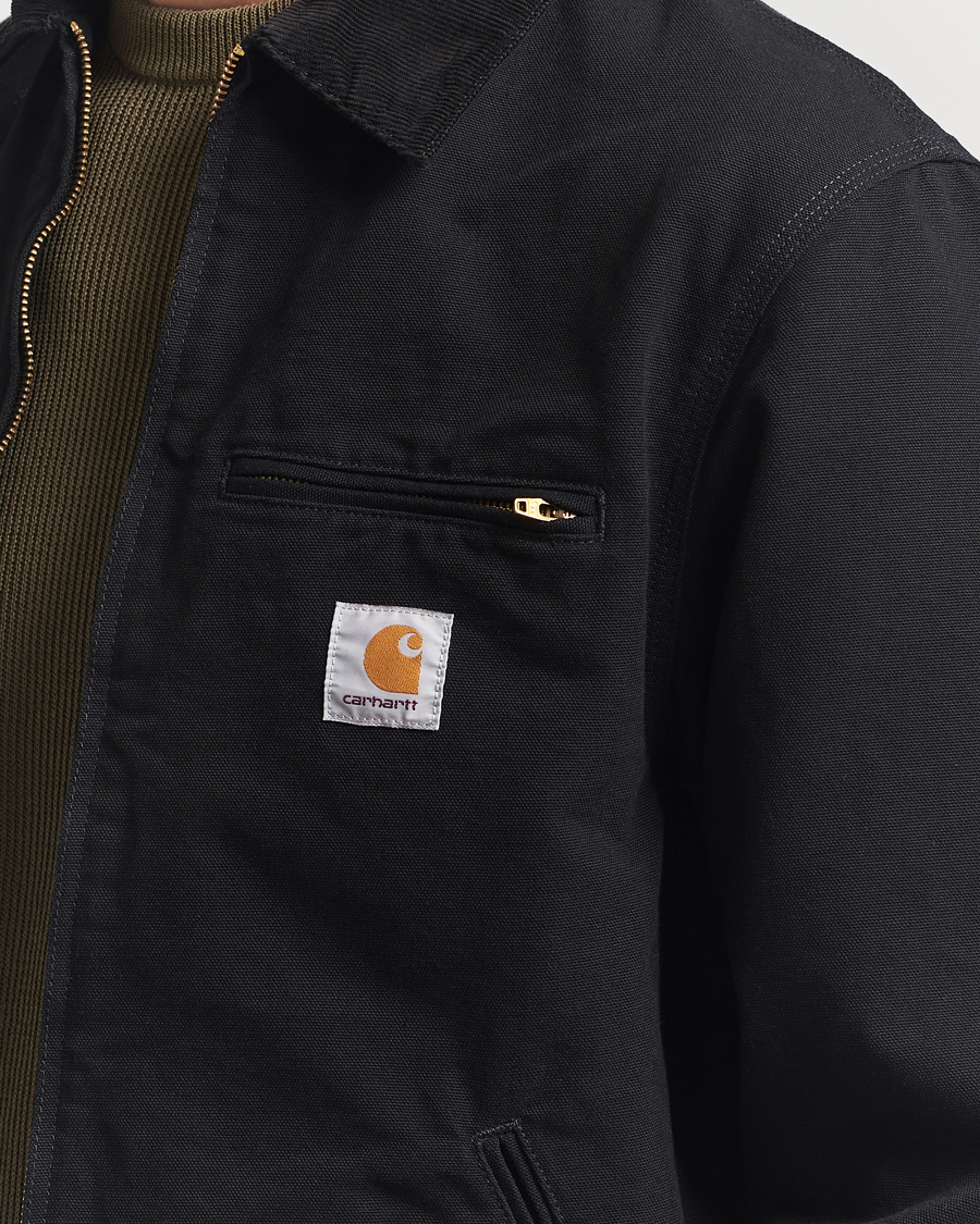 Herren | Jacken | Carhartt WIP | Detroit Jacket Dearborn Canvas Black