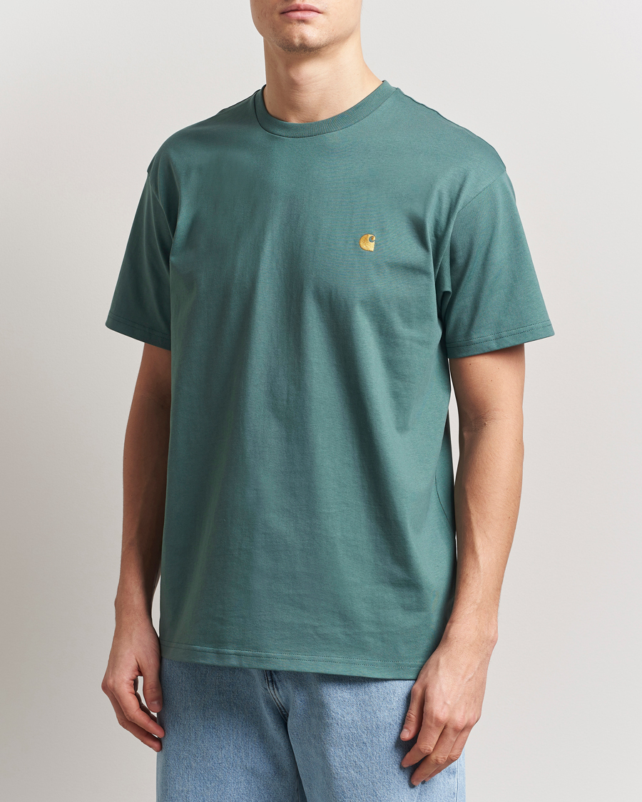 Herren | T-Shirts | Carhartt WIP | Chase Short Sleeve T-Shirt Silver Pine
