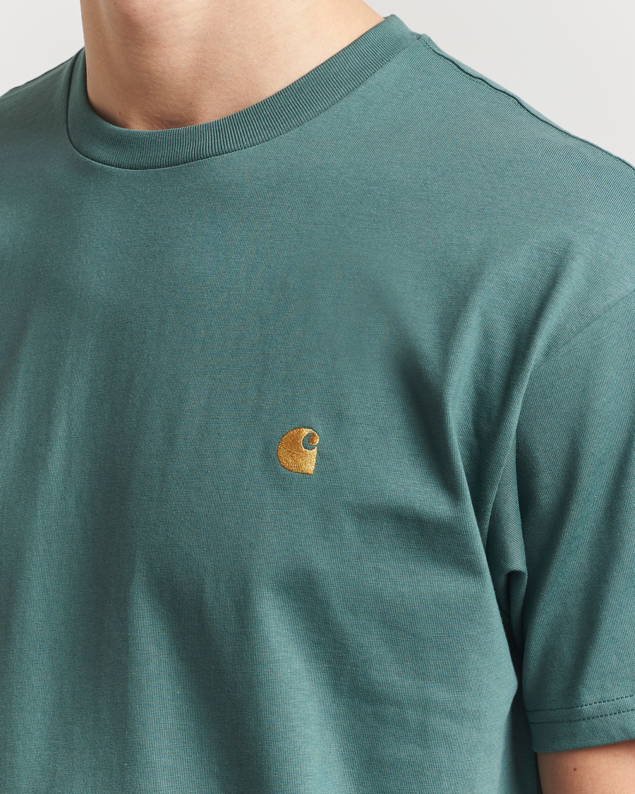 Herren | T-Shirts | Carhartt WIP | Chase Short Sleeve T-Shirt Silver Pine