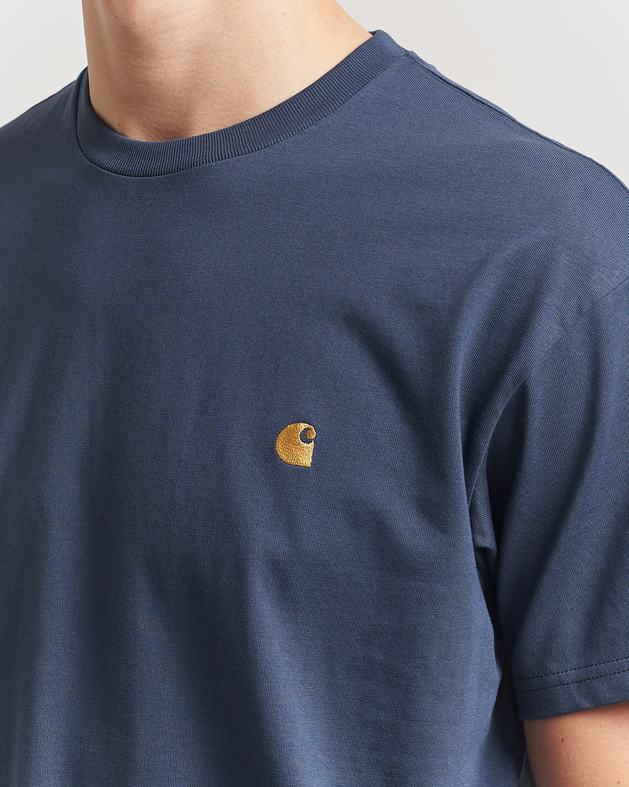 Herren | T-Shirts | Carhartt WIP | Chase Short Sleeve T-Shirt Dusky Blue