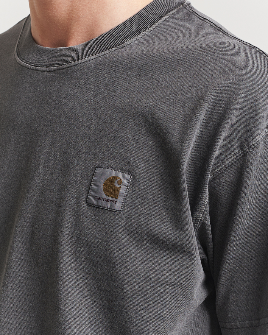 Herren | T-Shirts | Carhartt WIP | Nelson Cotton T-Shirt Graphite