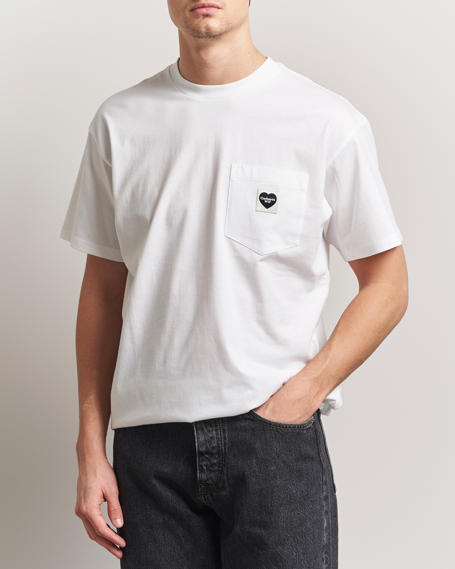 Herren | T-Shirts | Carhartt WIP | Pocket Heart T-Shirt White