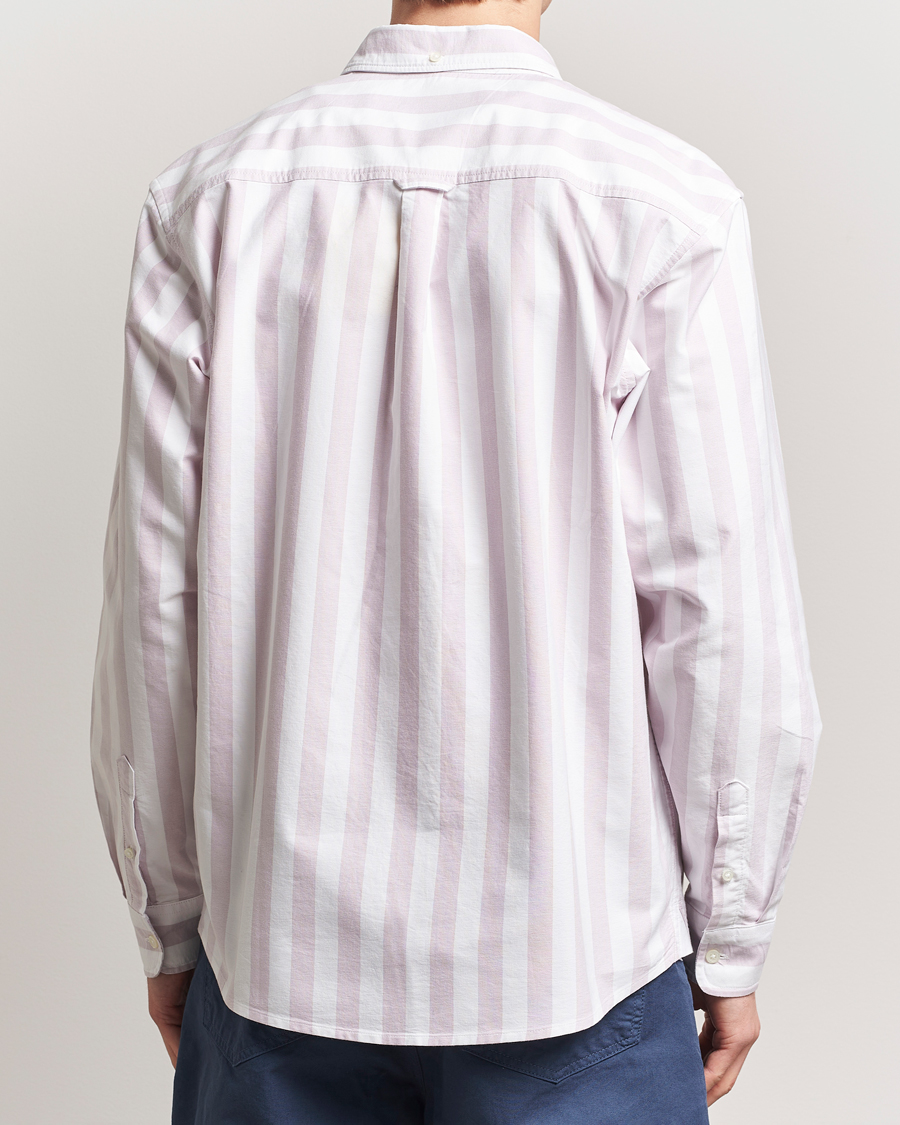 Herren | Hemden | Carhartt WIP | Dillon Striped Oxford Shirt Hortensia/White