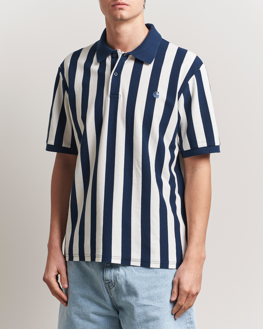 Herren | Poloshirts | Carhartt WIP | Boynton Piqué Polo Blue