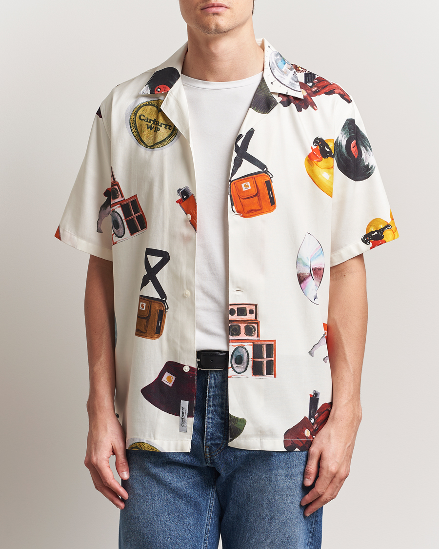 Herren | Hemden | Carhartt WIP | Jacob Rochester Printed Shirt White