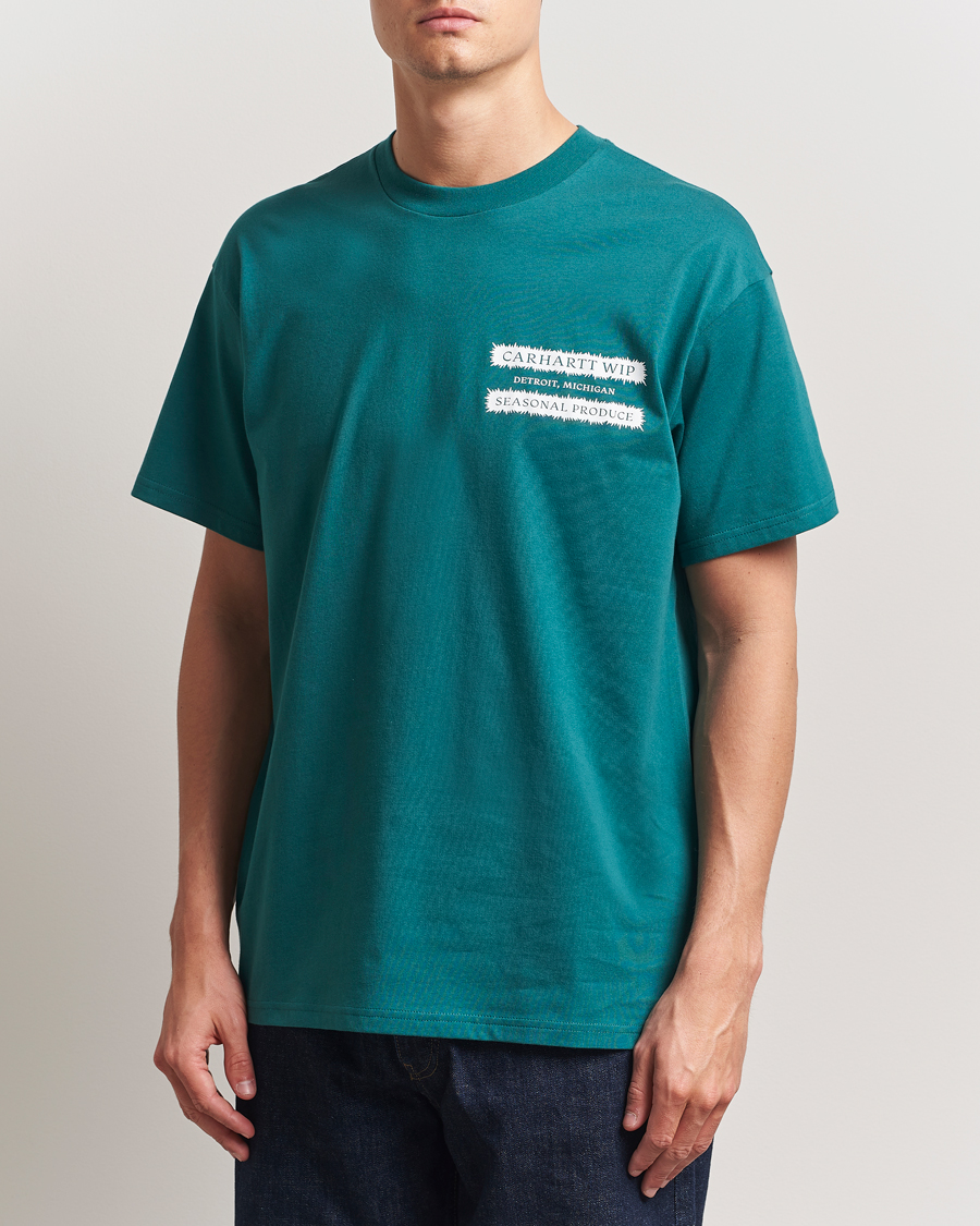 Herren | T-Shirts | Carhartt WIP | Catalogue Back Print T-Shirt Rainforest