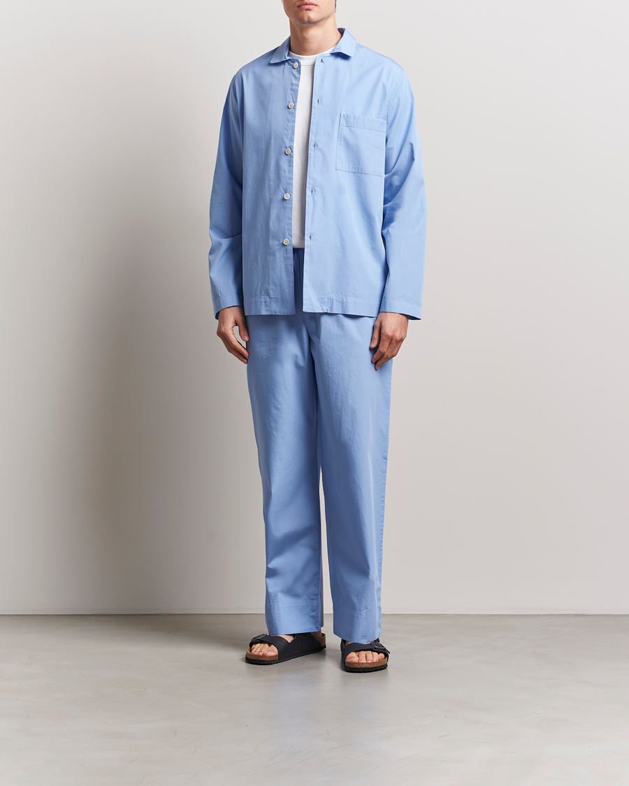 Herren | Schlafanzüge & Bademäntel | Tekla | Poplin Pyjama Pants Cornflower Blue