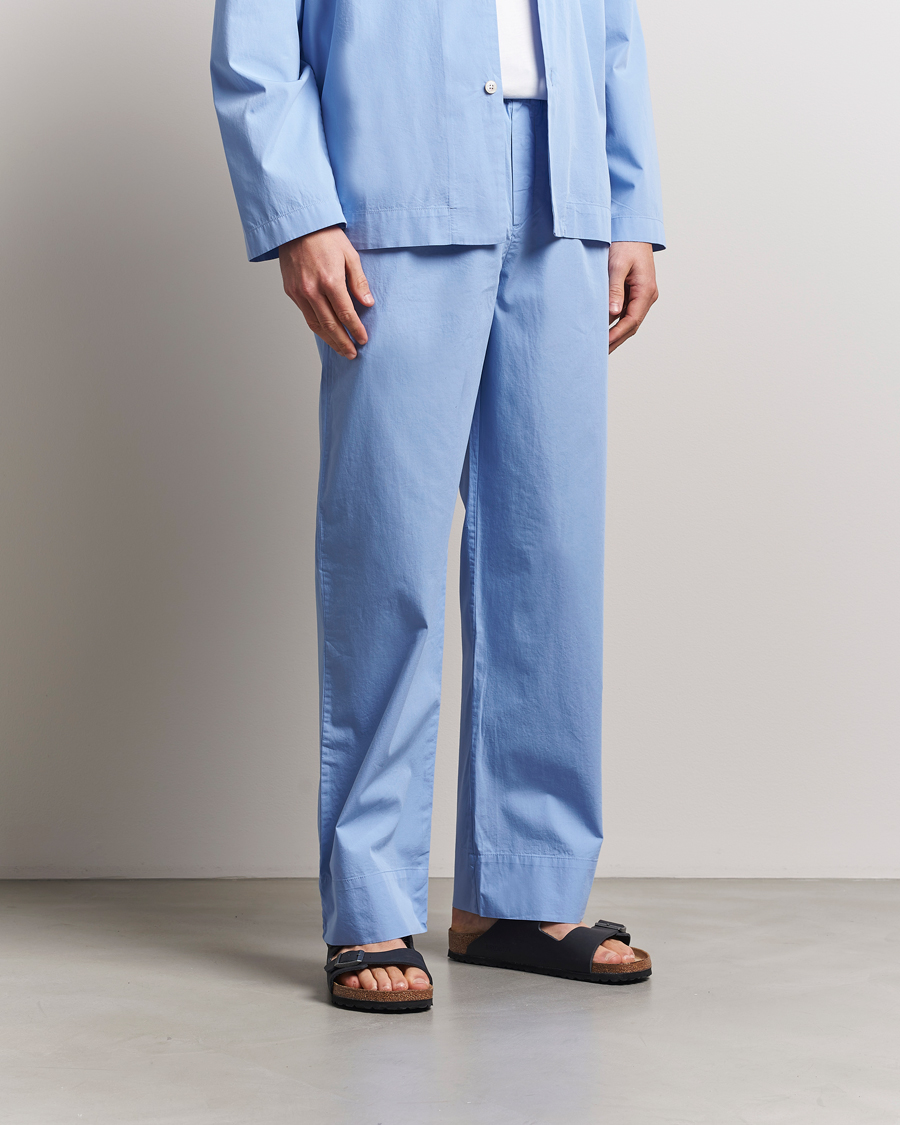 Herren | Schlafanzüge & Bademäntel | Tekla | Poplin Pyjama Pants Cornflower Blue
