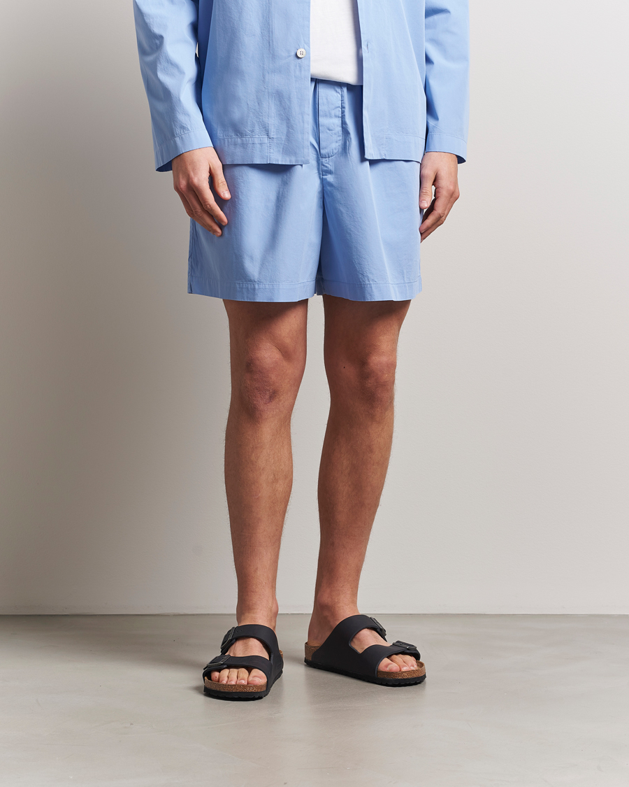 Herren | Schlafanzüge & Bademäntel | Tekla | Poplin Pyjama Shorts Cornflower Blue