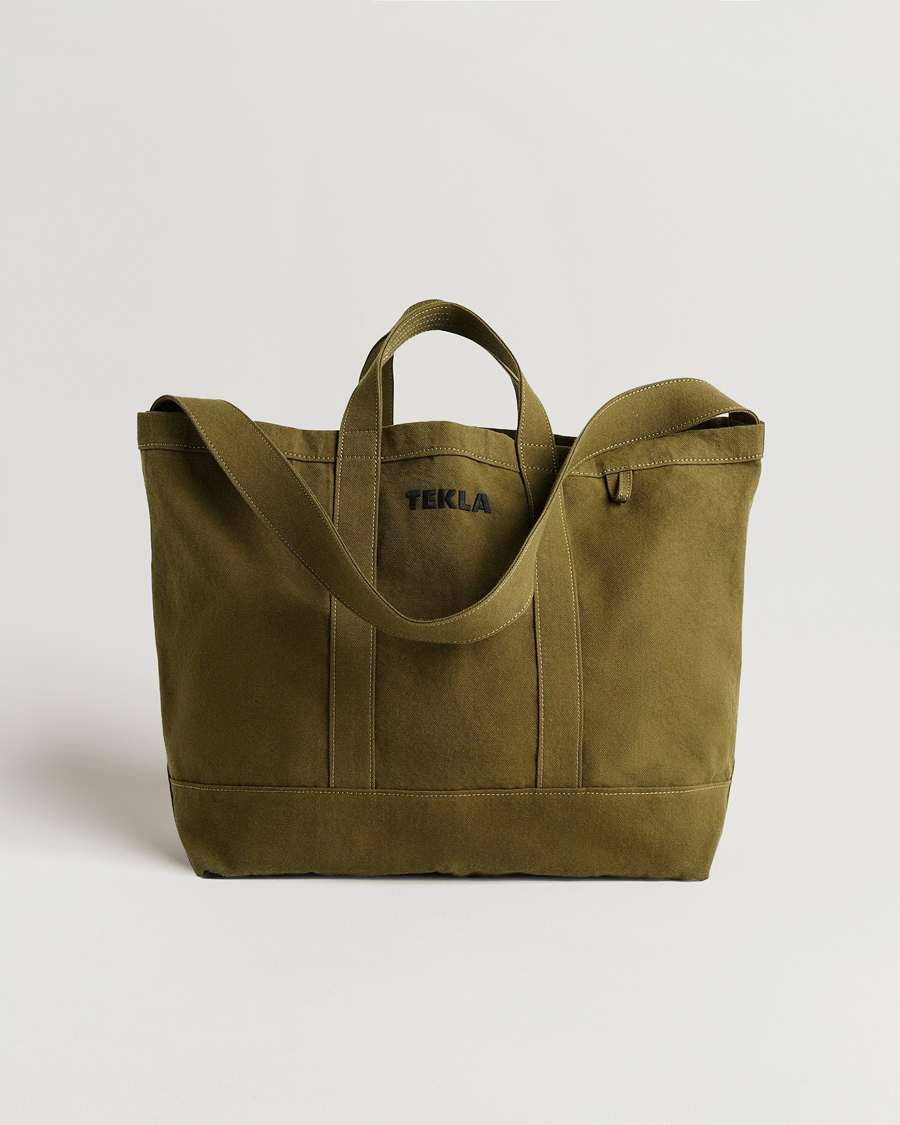 Herren | Taschen | Tekla | Beach Bag Olive