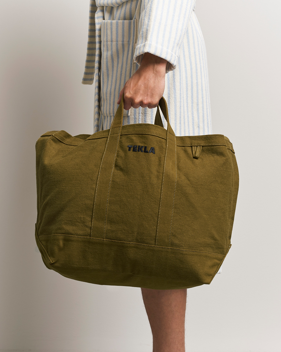 Herren | Taschen | Tekla | Beach Bag Olive