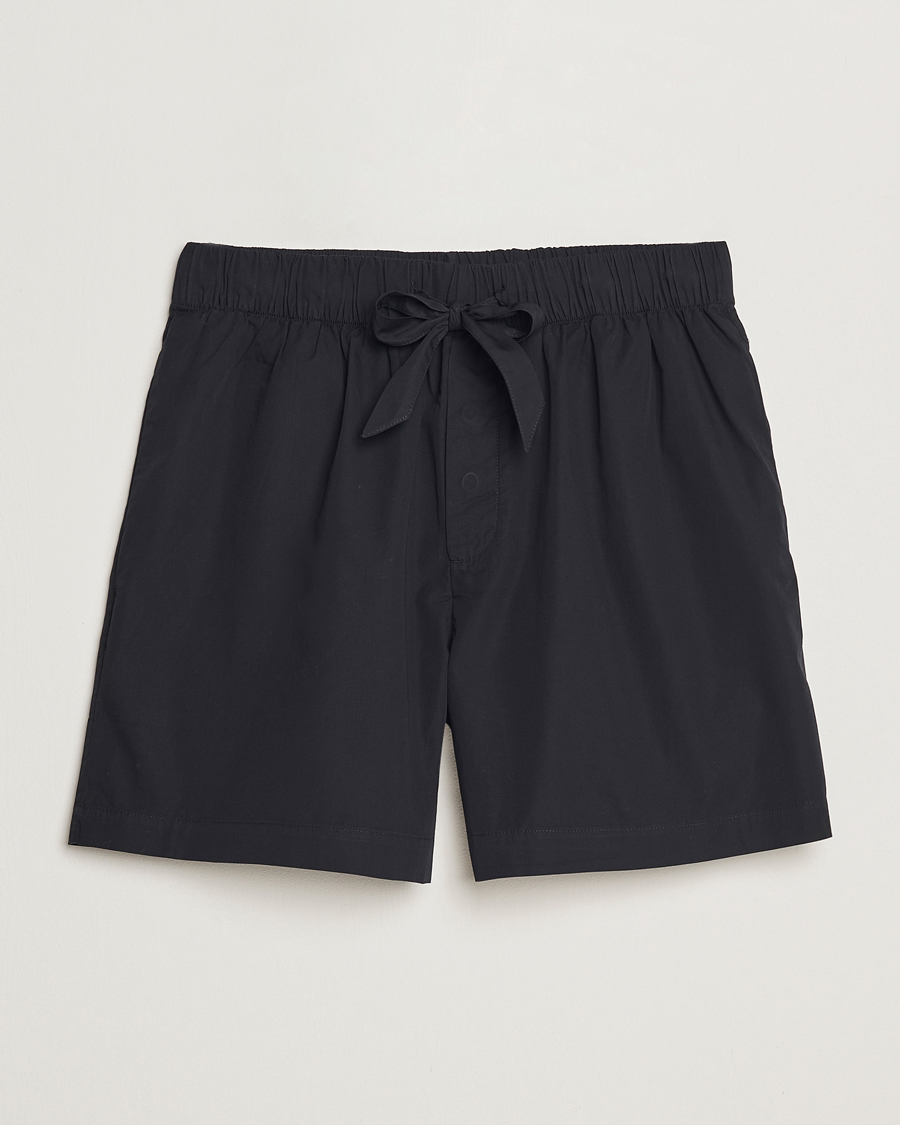 Herren | Schlafanzüge & Bademäntel | Tekla | Poplin Pyjama Shorts All Black
