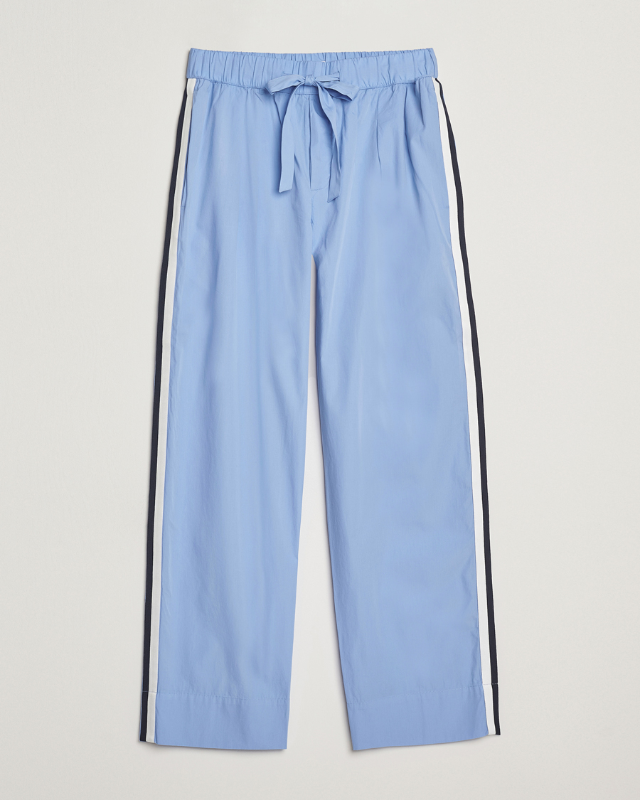 Herren | Schlafanzüge & Bademäntel | Tekla | Grosgrain Stripes Pyjama Pants Cornflower Blue
