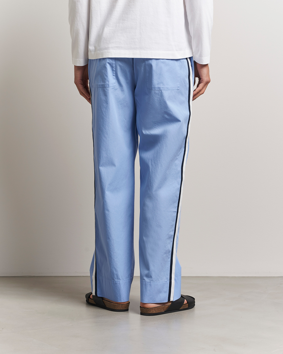 Herren | Schlafanzüge & Bademäntel | Tekla | Grosgrain Stripes Pyjama Pants Cornflower Blue