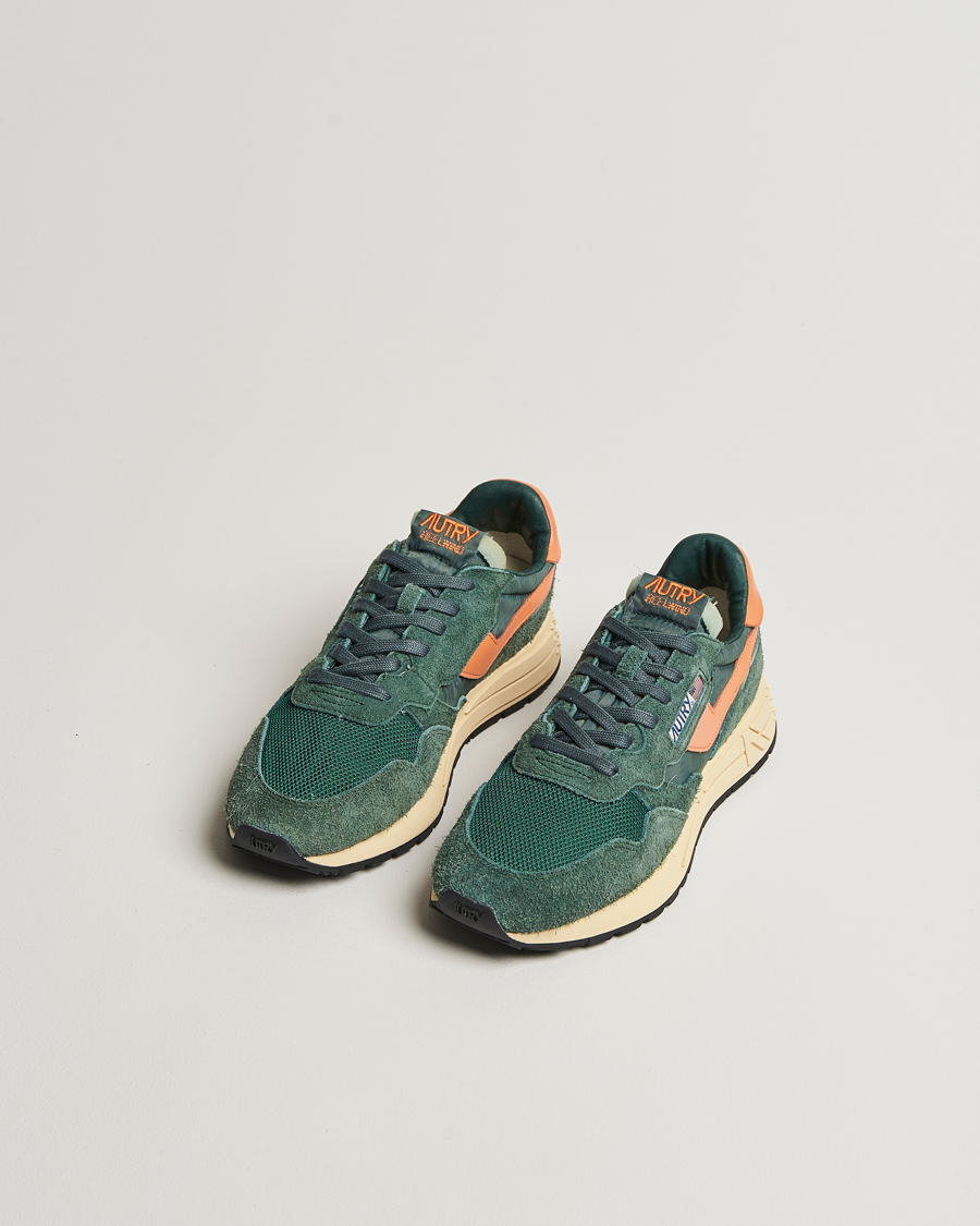 Herren | Sneaker | Autry | Reelwind Running Sneaker Green/Orange